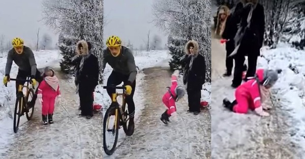Ποδηλάτης έριξε γονατιά σε 5χρονο κοpιτσάκι γιατί βρέθηκε στο δρόμο του