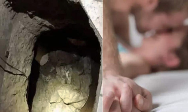 Παντρεμένος άντρας είχε σκάψει τούνελ για να πηγαίνει κρυφά στο σπίτι της παντρεμένης γκόμενας του
