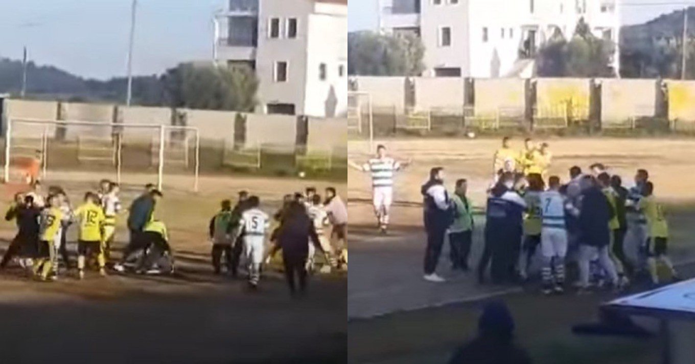 Βίντεο που σοκάpει: Άγριος ξυλοδαρμός ποδοσφαιριστών από χούλιγκανς πέντε ήμερες μετά την δολοφονία του Άλκη