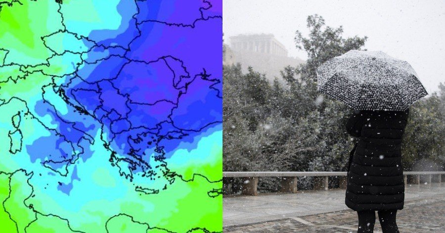Καιρός: Ο χειμώνας «επιστρέφει», χιόνια μέχρι και στην Αττική, πότε και ποιες περιοχές θα επηρεάσει