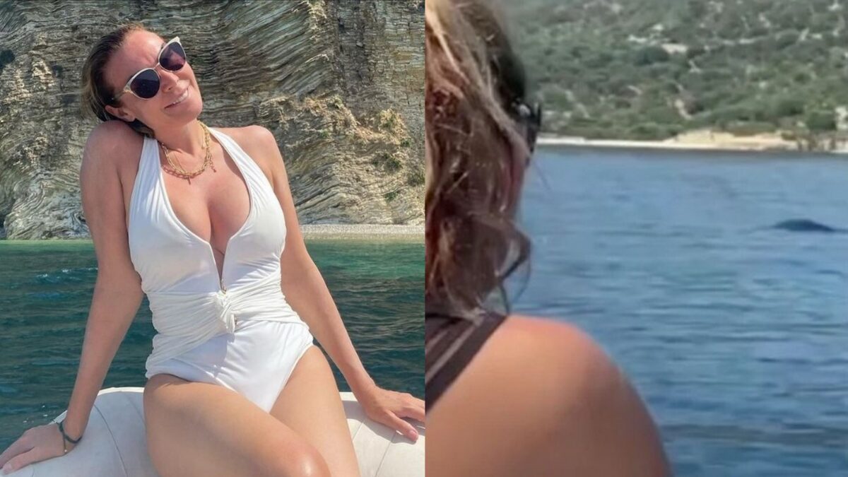 Τατιάνα Στεφανίδου: Συναντήθηκε τυχαία με φώκια σε ερημική παραλία