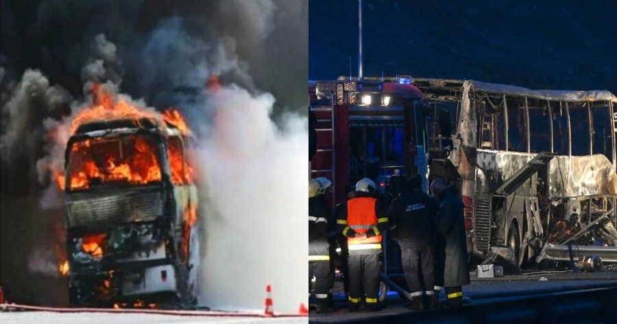 Tραγωδiα σε λεωφορείο: 46 νεκροί με 12 παιδιά ανάμεσά τους, μετά από φωτιά στους δρόμους της Βουλγαρίας