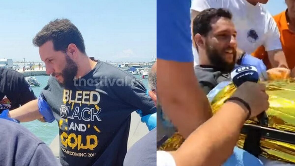 Χαλκιδική: Κατάφερε να επιβιώσει 19 ώρες στη θάλασσα χάρη σε μία μπάλα – Τα πρώτα λόγια του 30χρονου