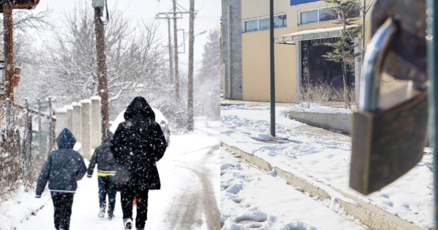 Κλείνουν σχολεία ακόμα και στην Αττική λόγω του χιονιά: Σε ποιες περιοχές και Δήμους ανακοινώθηκε ήδη