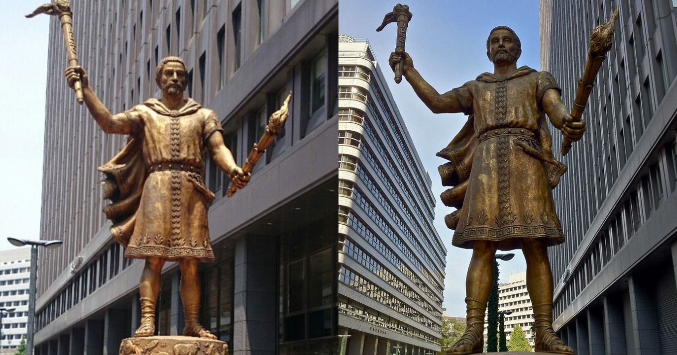 Συμβολίζει κάτι πολύ σημαντικό: Άγαλμα από την ελληνική μυθολογία βρίσκεται στους δρόμους της Ιαπωνίας