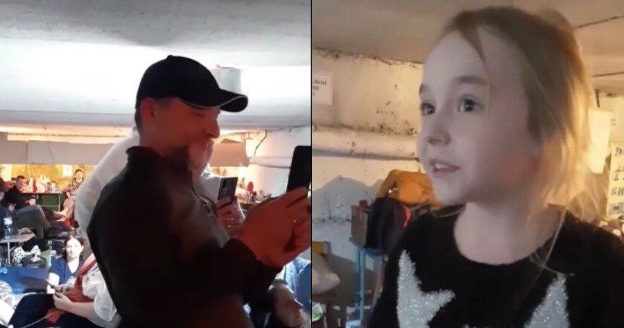 Κοριτσάκι σε καταφύγιο στο Κίεβο τραγουδάει το «Let It Go» για να εμψυχώσει τον κόσμο και συγκινεί