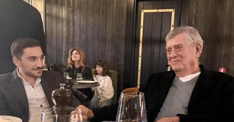 Τατιάνα Στεφανίδου: Η συγκινητική στιγμή του 95χρονου πατέρα της με τον εγγονό του